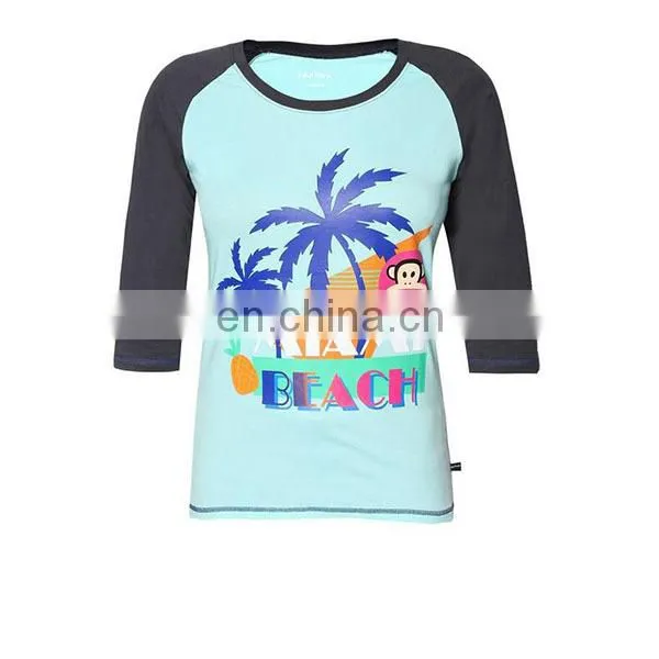 Custom Printing Casual Women t Shirt Long Sleeve Lady Blouse photo-5