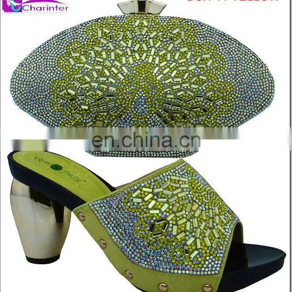 Africa Women Shoes High Heel Shoes Matching With Bag BCH-11 photo-6