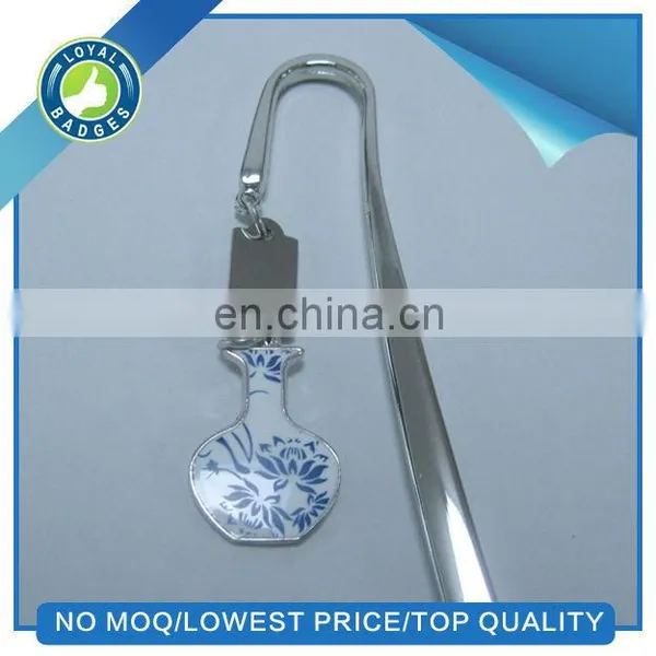 Chinese Antique Blue and White Porcelain Bookmark Gift for Promotional