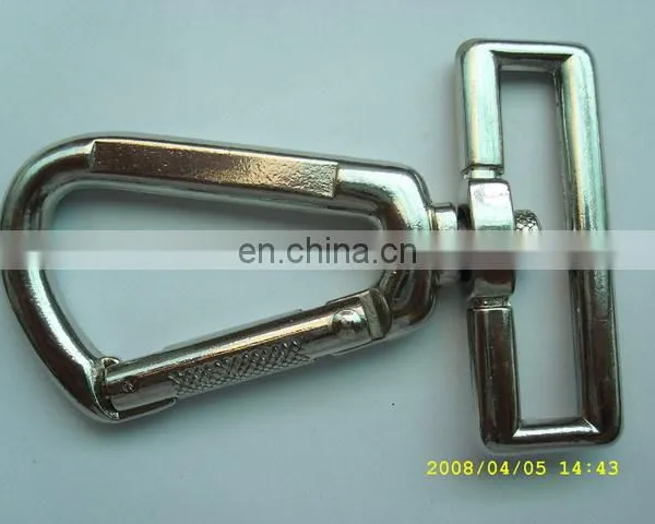 Wholesale Metal Large Snap Hook Metal Swivel Eye Clasp Hook for Dog Collar photo-2