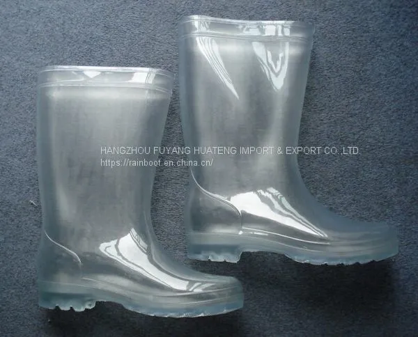 Simple Transparent Women Boots,Transparent New Fashion Female Boots,Transparent Lady PVC Boots,Popular Style Boot,Fashion Rain Boot ​ photo-5