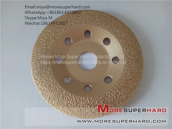 Vacuum Brazed Diamond Grinding Disc for Grinding Marble,ceramic,FRP Miya@moresuperhard.com photo-5
