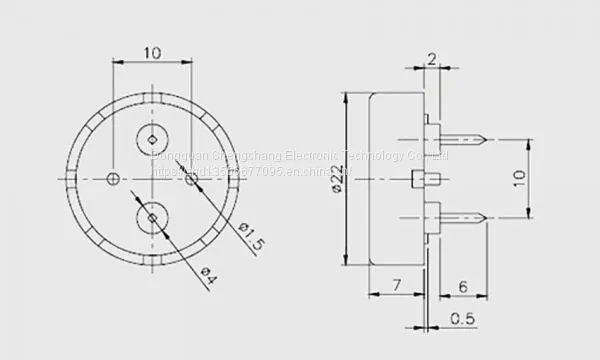 Piezoelectric Passive Buzze Scdz22*07 photo-2