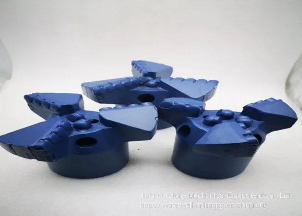 High Hardness Water Well Drill Bits 3 Blades Steel Body Abrasion Resistance