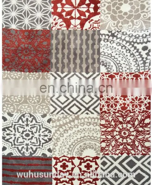 Modern Machine Knitted Micro Fiber Rug With Polyester Pile M145 photo-2