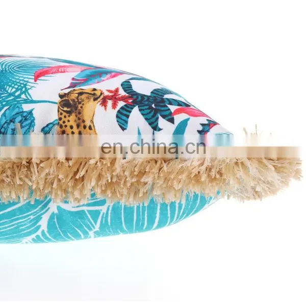 Top Selling Classical Leopard Panther Print Animal Print Double Sides Outdoor Pillows Waterproof photo-7