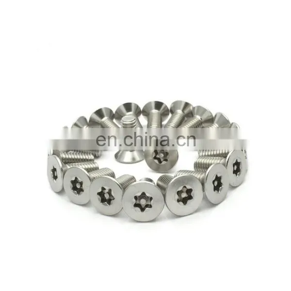 Stainless Steel Anti Theft Star Bolt With Cap m8 Torx Bolt With Pin M16 Anti-theft Bolts photo-4