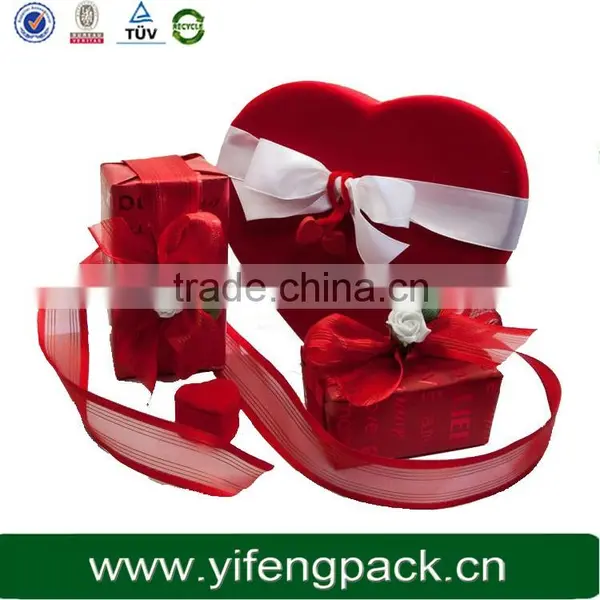 Heart Shaped Jewelry Packaging Box, Paper Heart Packaing Jewellery Box photo-3