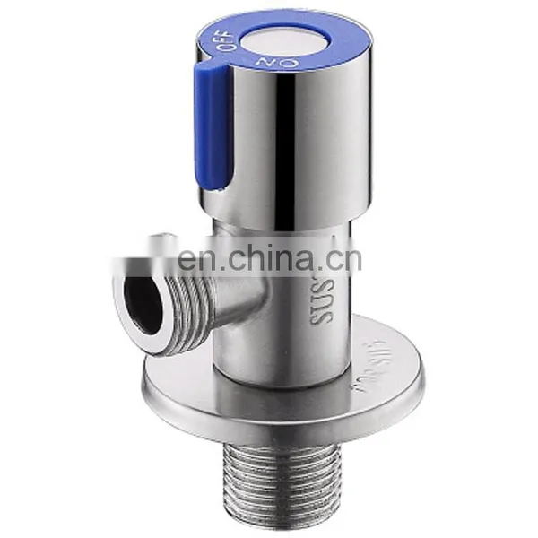 Best 90 Degree Chrome Plated 1/2*3/8 3 Way Brass Angle Valve For Kitchen photo-4