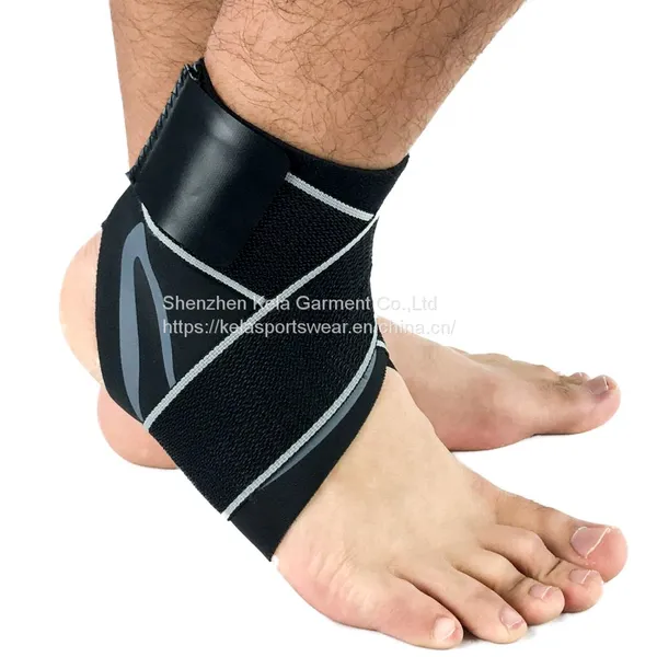Supply Ankle Support Brace Adjustable Ankle Brace Breathable Fabric Material Super Elastic and Comfortable,1 Size Fits All, Suitable for Sports photo-2
