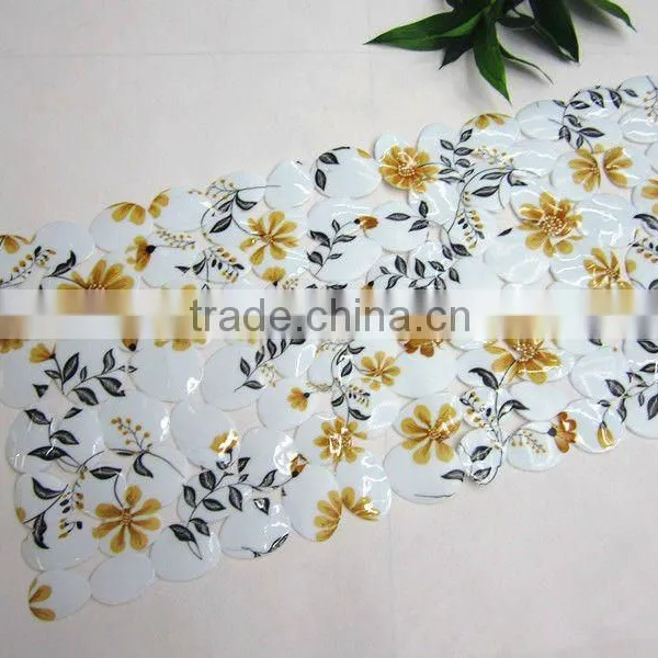 Flower Non-slip Bathroom Floor Mat YJ-8016 photo-2