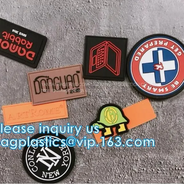 Customize 3D Silicone Patch, Garment Label, Apparel Accessories, Clothing Label Tag, Pvc Patch, Rubber Badge photo-4