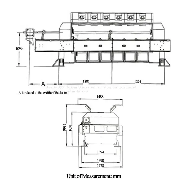 S&S Electronic Jacquard Towel Rapier Loom 5376 Hooks photo-5