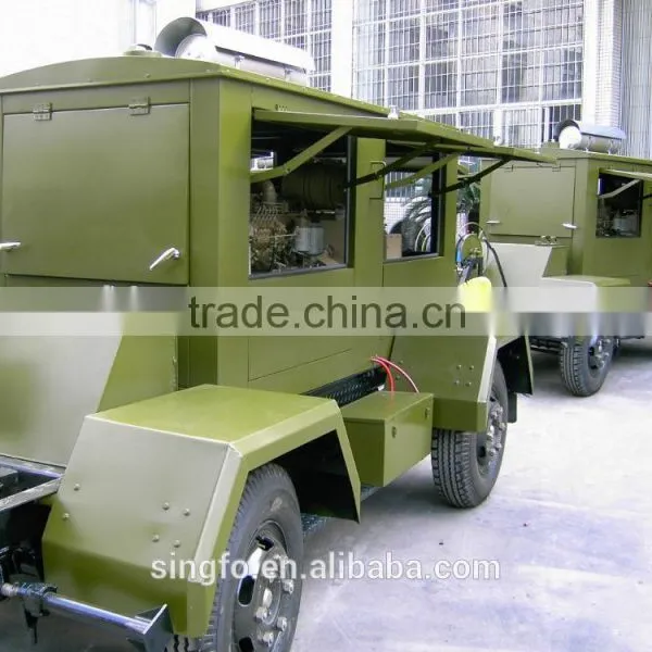 70KVA Tailer Type Portable Electrical Diesel Generators With CE Certification and 1104A-44TG1 Engine for Sale photo-5