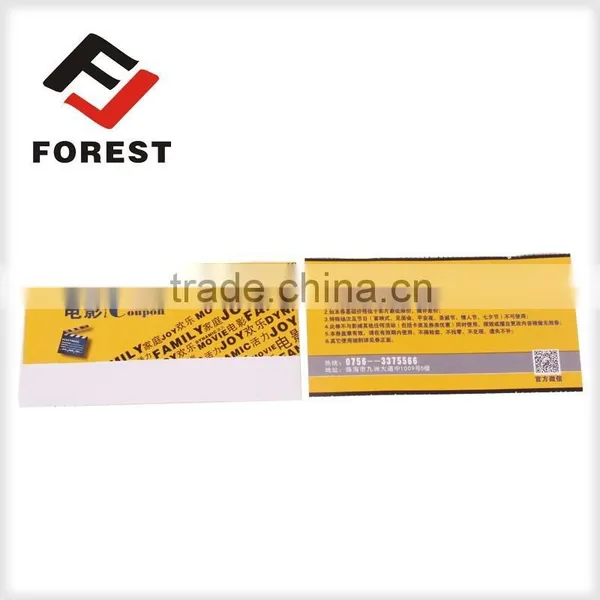 High Quality Folding Movie Ticket Movie Coupon photo-4