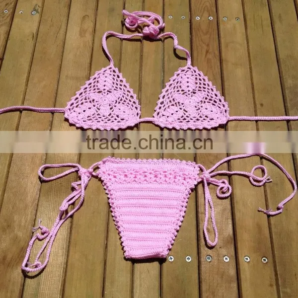 New Women Swimsuit Crochet Sexy Bikini photo-2