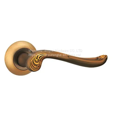 Internal Aluminum Door Handle European Wooden Door Mortise Lock Hardware