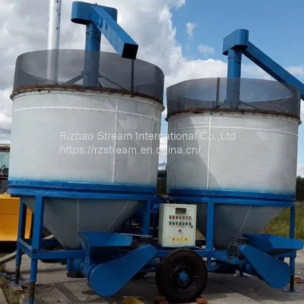 Mobile Grain Silo-bin Dryer With Husk as Fuel photo-4
