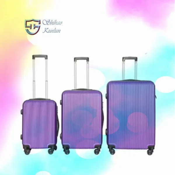 Designer Luxury Trolley ABS Luggage Box Set Wholesale Business Modern Popular Travel Bag With Spinner Caster TSA Lock Durable