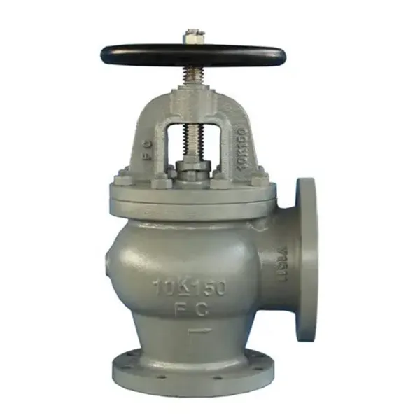 JIS 10K WCB Angle Globe Valve Marine Check Globe Valve photo-6