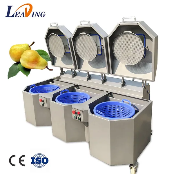 Food Manufacturing Industry Fruit and Vegetable Cleaning Machine Fruit Washing Machine With Dryer photo-4