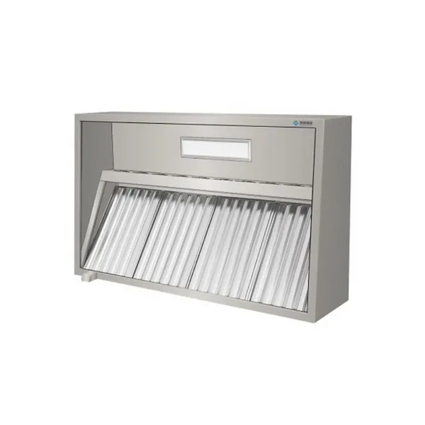 Compact Wall-Mounted Fume Purification Hood for Small Catering Outlets