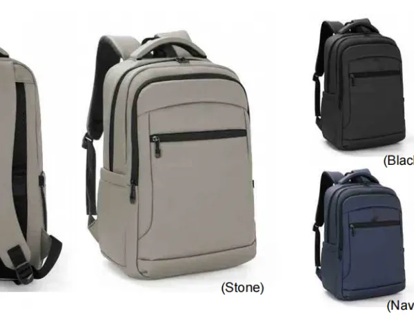 Logo sur mesure de 15 pouces, sac à dos pour ordinateur portable résistant à l'eau, pour les déplacements, les affaires et l'école