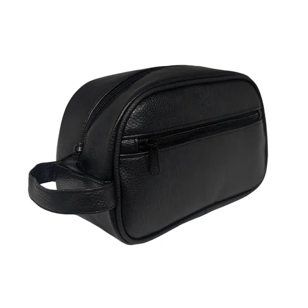 Multi‑Pocket Makeup Shaving Dopp Kit With Carry Handle photo-2