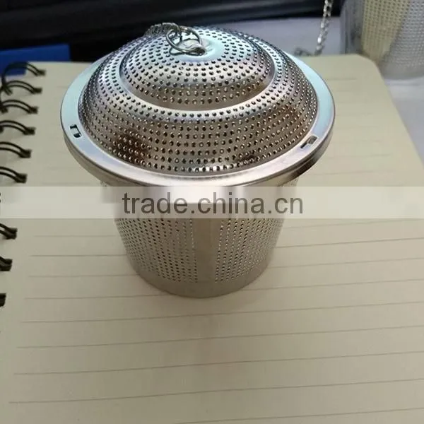 Amazon FDA Good Metal Tea Infuser Metal Tea Bag Infuser Stainless Steel 304 Tea Strainers Wholesale photo-3