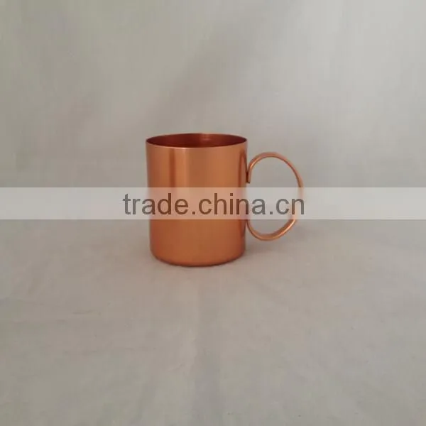 14oz Copper-coated Aluminun, Russian Moscow Mule Mug, Anodized Cups photo-2