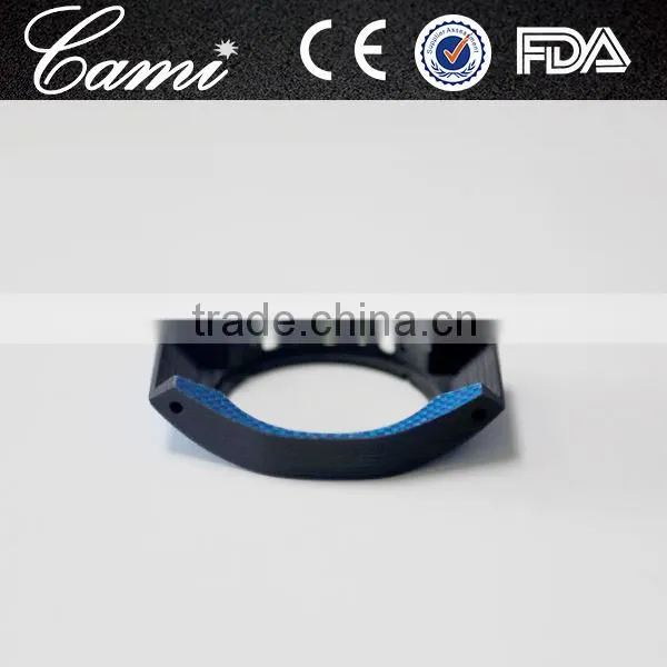 Customized Blue 3D Surface Black Striped Side Carbon Fiber Watch Case Set for Man Watches photo-5