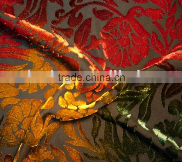 Handprint Silk Velvet
