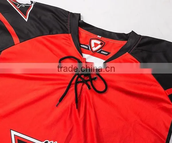 Custom Sublimated Polyester Ice Hockey Shirts Sportswear Manufacturer photo-4