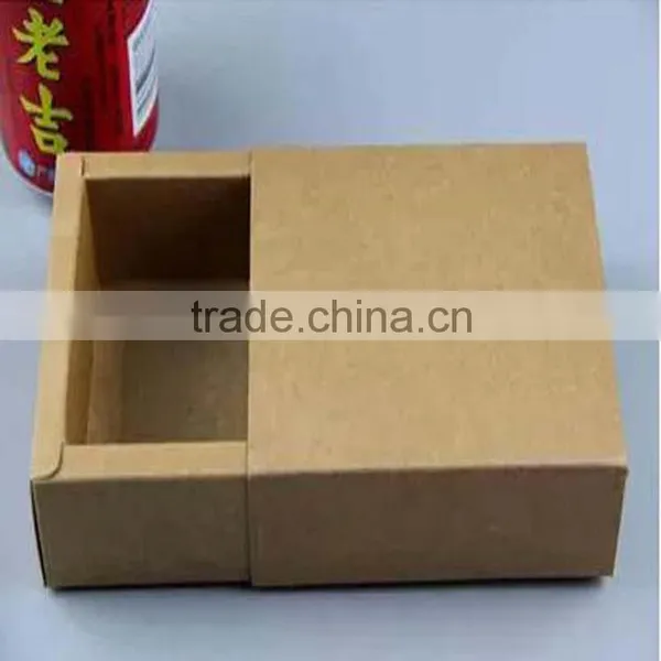 Recycled Foldable Single Wall Cardboard Kraft Paper Packaging Box photo-3