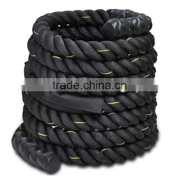 Black High Strength Fitness Battle Rope photo-2