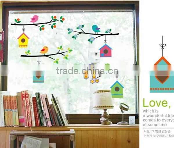 Owl Birds Branch Vinyl Kids Mural Home Decor Wall Stickers Decal Removable DIY photo-3