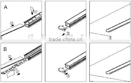 Square Anodized Aluminium Profile for LED Strip Light photo-4