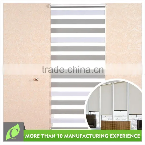 China Water Proof Day Night Cheap Price Transparent Curtain Blinds, Zebra Blinds