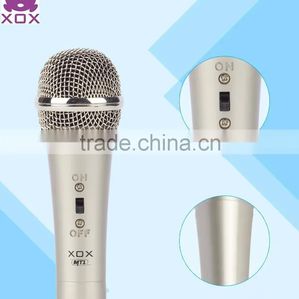 Live Streaming Cellphone Laptop PC New Compact Wired XOX MT1 Omnidirectional Mini Mic Microphone