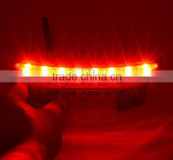 BJ-LPL-032 For Harley XL883N XL1200N/V/X Red Lens LED Chopped Motorcycle Fender Edge Tail Light photo-6
