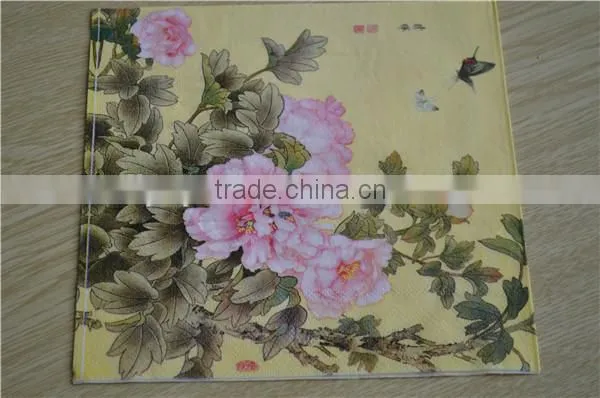 High Quality Logo Printed Colorful Feature Paper Napkins for Dinner photo-4