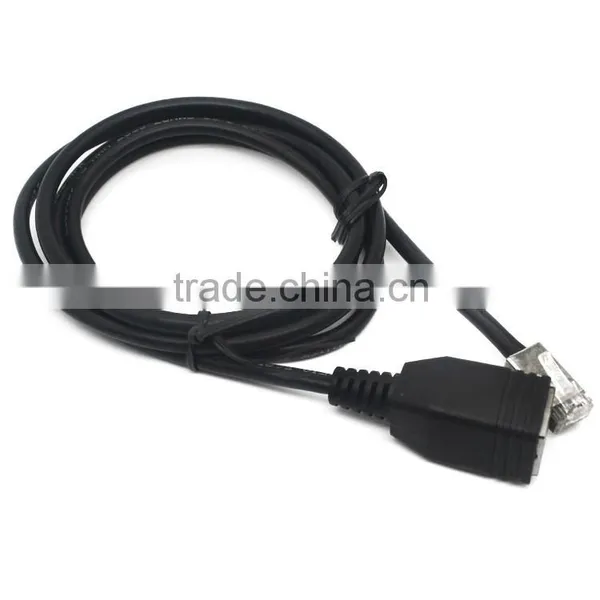 Black Rj45 Male /female Connector Network Extention Cable photo-2