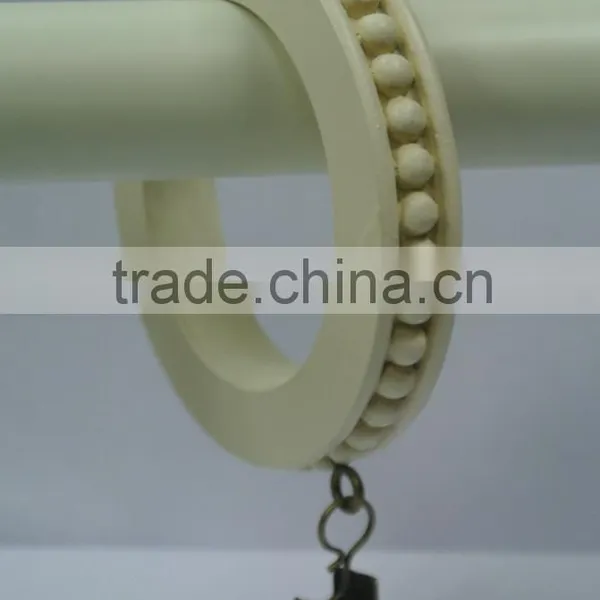 Beaded Curtain Eyelet Ring With Clip For 1-1/2", 1-3/4" and 2" Gold Curtain Rods photo-4