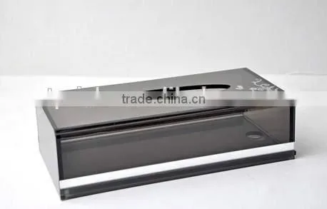2015 New Design Acrylic Clear Napkin Paper Boxes photo-2