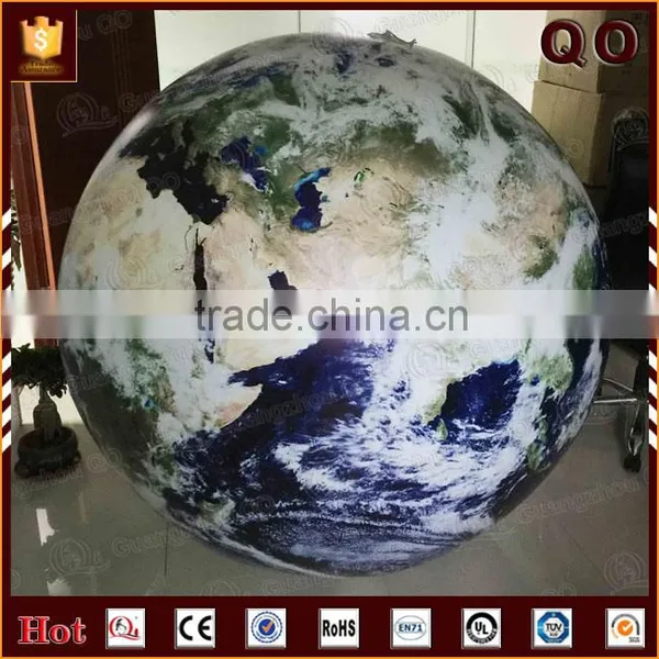 2016 Innovative Size Customized Lighting Beach Ball Inflatable Helium Globe Balloon photo-4