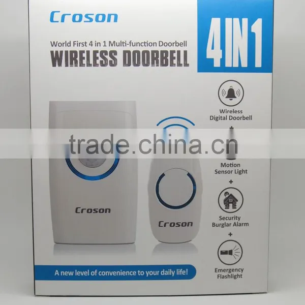 Outdoor Wireless Doorbell With 36 Music Tones 150m Working Range 3 Levels Volume photo-6
