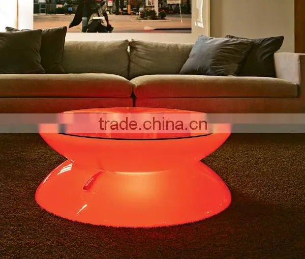 RIGEBA Hot Selling!LED Furniture Led LED Bar Table Shining Double Table Square/round Table Lamp photo-3