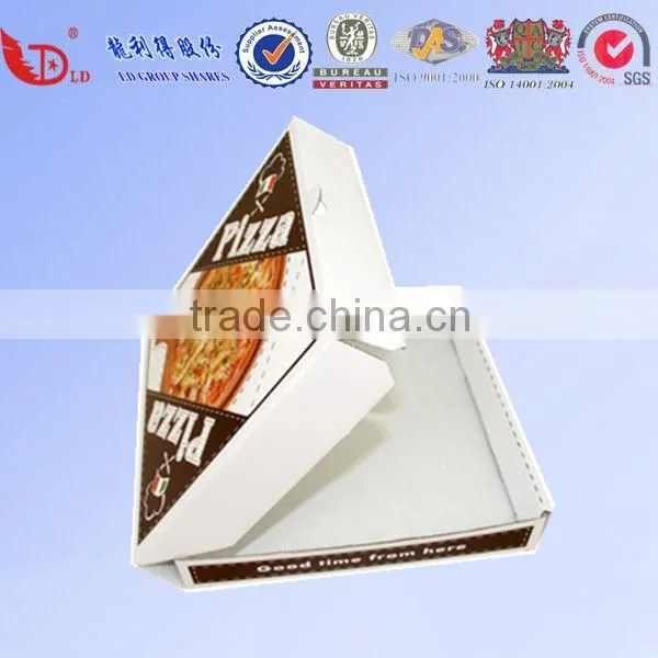 Pizza Box,2016 White Paper Pizza Box Customized Printed Carton Pizza Box photo-4