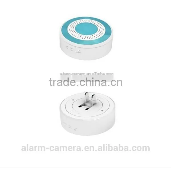 Intelligent Mini Wireless Strobe Light Siren With Low Voltage SMS Alert Function and Self-check,blue Color Indoor Siren photo-2