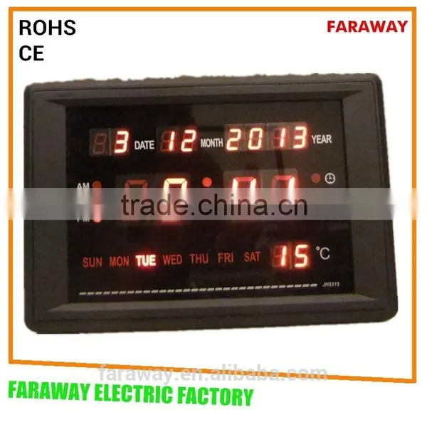 Led Digital Calendar Table Clock,desk Clock,wall Clock